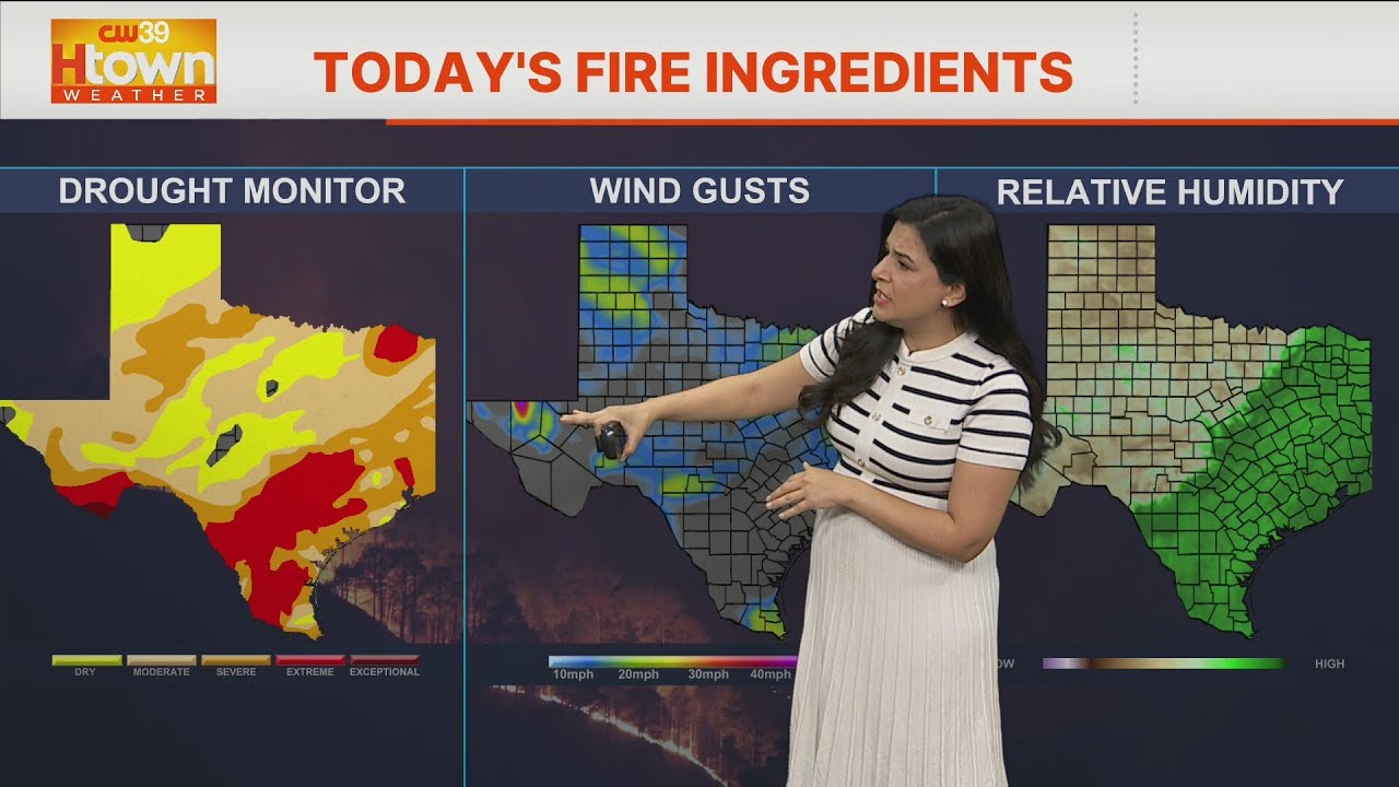 Critical wildfire danger in Texas panhandle