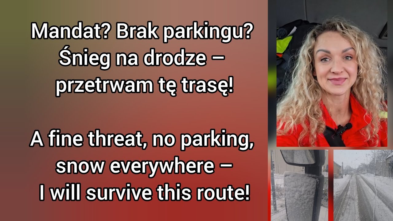 Widmo mandatu, brak parkingu i śnieg o poranku | Moje dwa dni w Czechach 🚛❄️