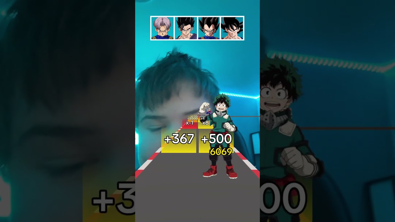 Deku vs saiyans 