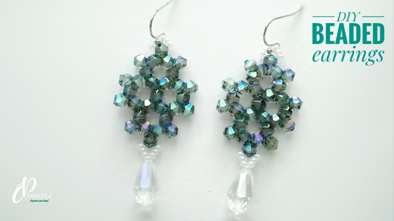 Easy DIY beaded Earrings | How to make beaded Earrings | Tutorial for Beginners