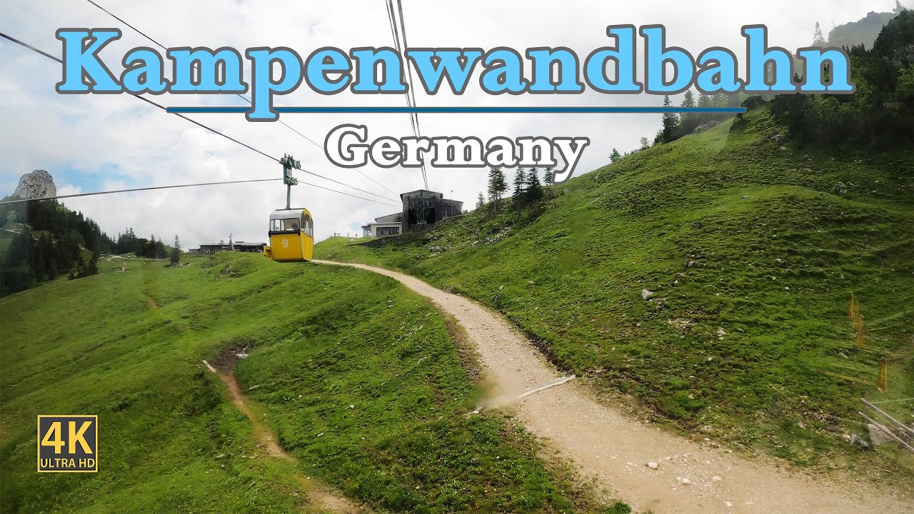 Kampenwand Cable Car In Germany 🇩🇪 | Cable Car Ride in Stunning 4K
