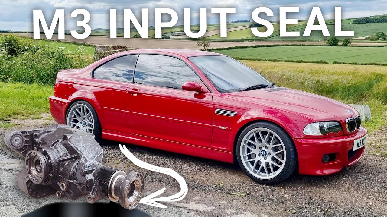 E46 M3 Руководство по замене сальника входного вала дифференциала + Диагностика M-Clunk, Установк...