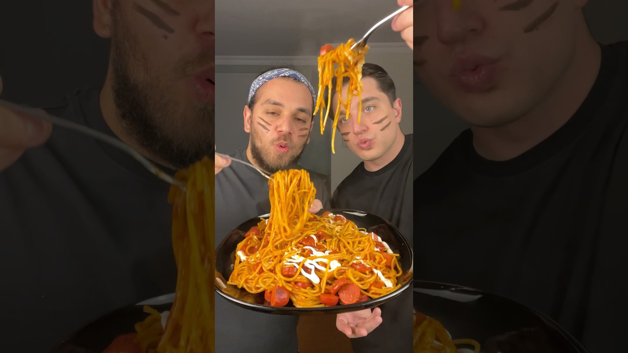 italyan spagettisini bide b&ouml;yle deneyin daha lezzetli oluyor😄 #batuhanbayır ​⁠@PizzaveKebab