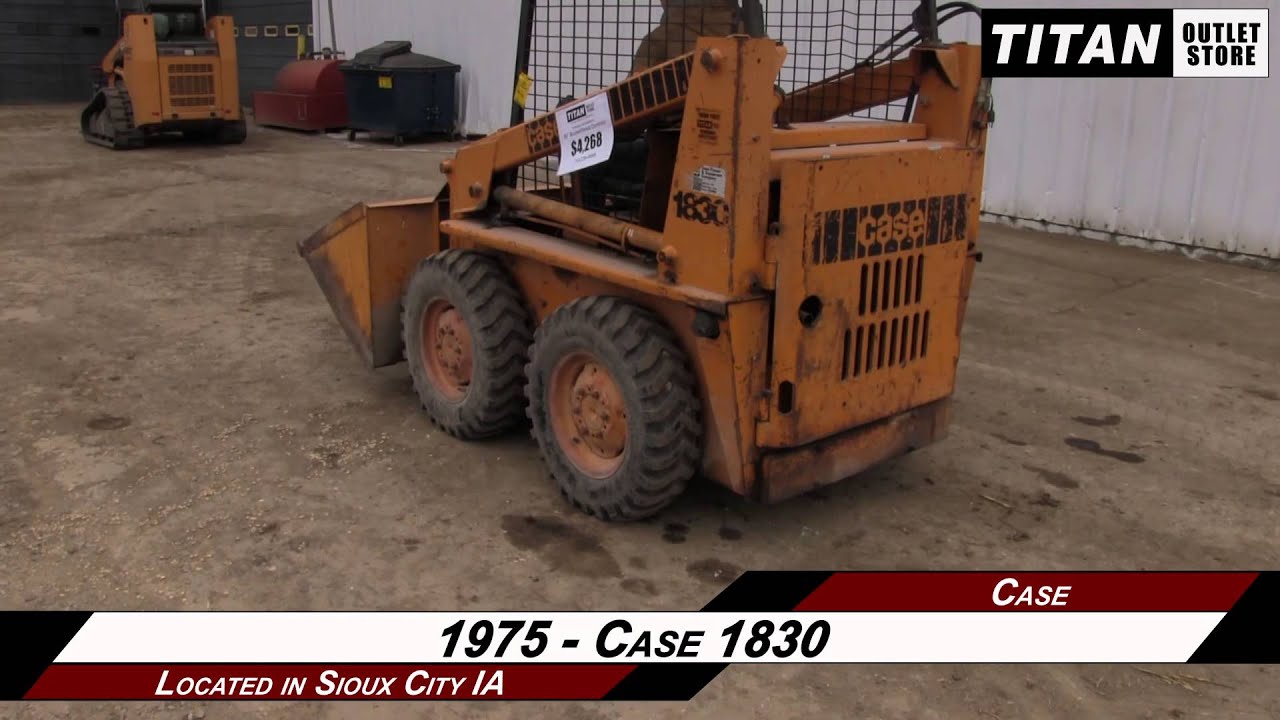 Case 1830, Hand Controls, ROPS, Mech Coupler,1200# Lift Skid Steer Sold on ELS!