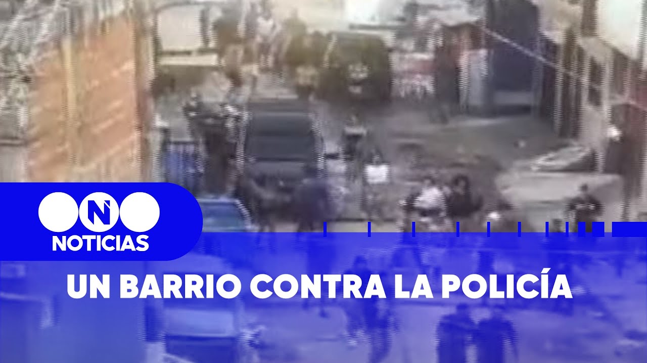 VECINOS ATACARON a la POLICÍA por la MUERTE de un DELINCUENTE - Telefe Noticias