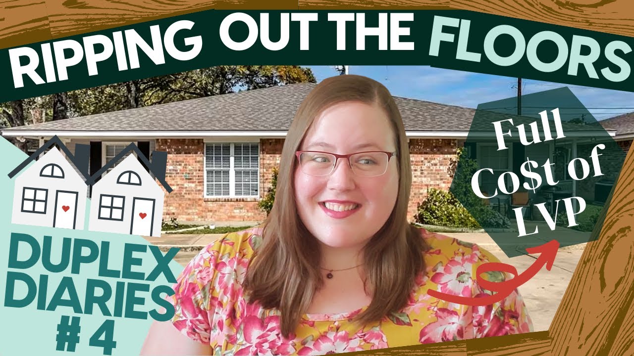 Total Floor RENO: Tile to Luxury Vinyl Plank and cost breakdown! - Duplex Diaries | Ep.4