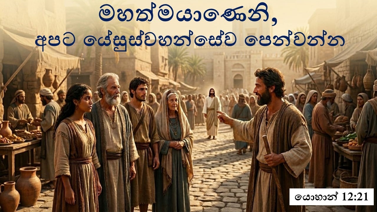 මහත්මයාණෙනි, අපට යේසුස්වහන්සේව පෙන්වන්න By Pastor Dinusha Piyananda