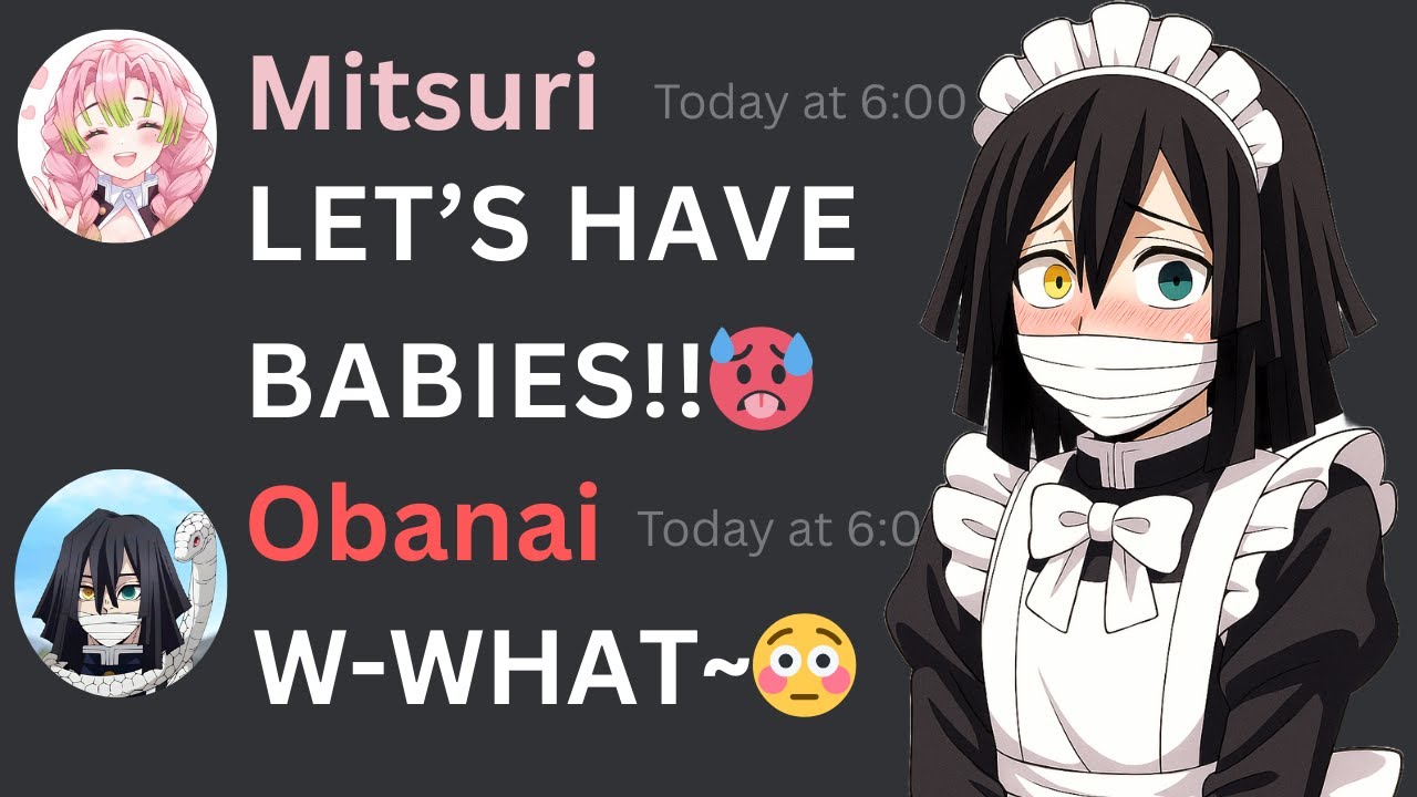 If Obanai become Mitsuri Servant for 24 hours | Demon slayer discord Server