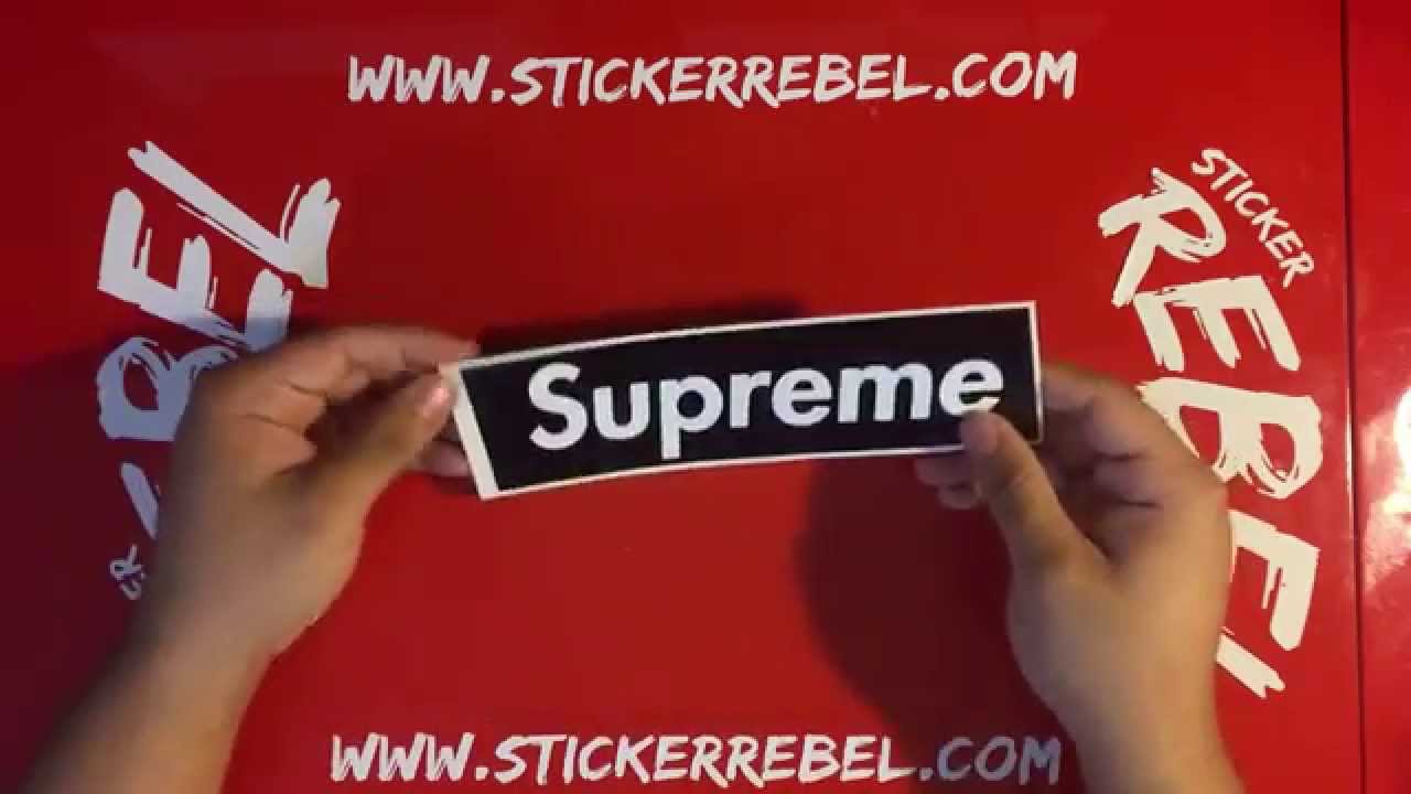 Supreme Stickers and Decals