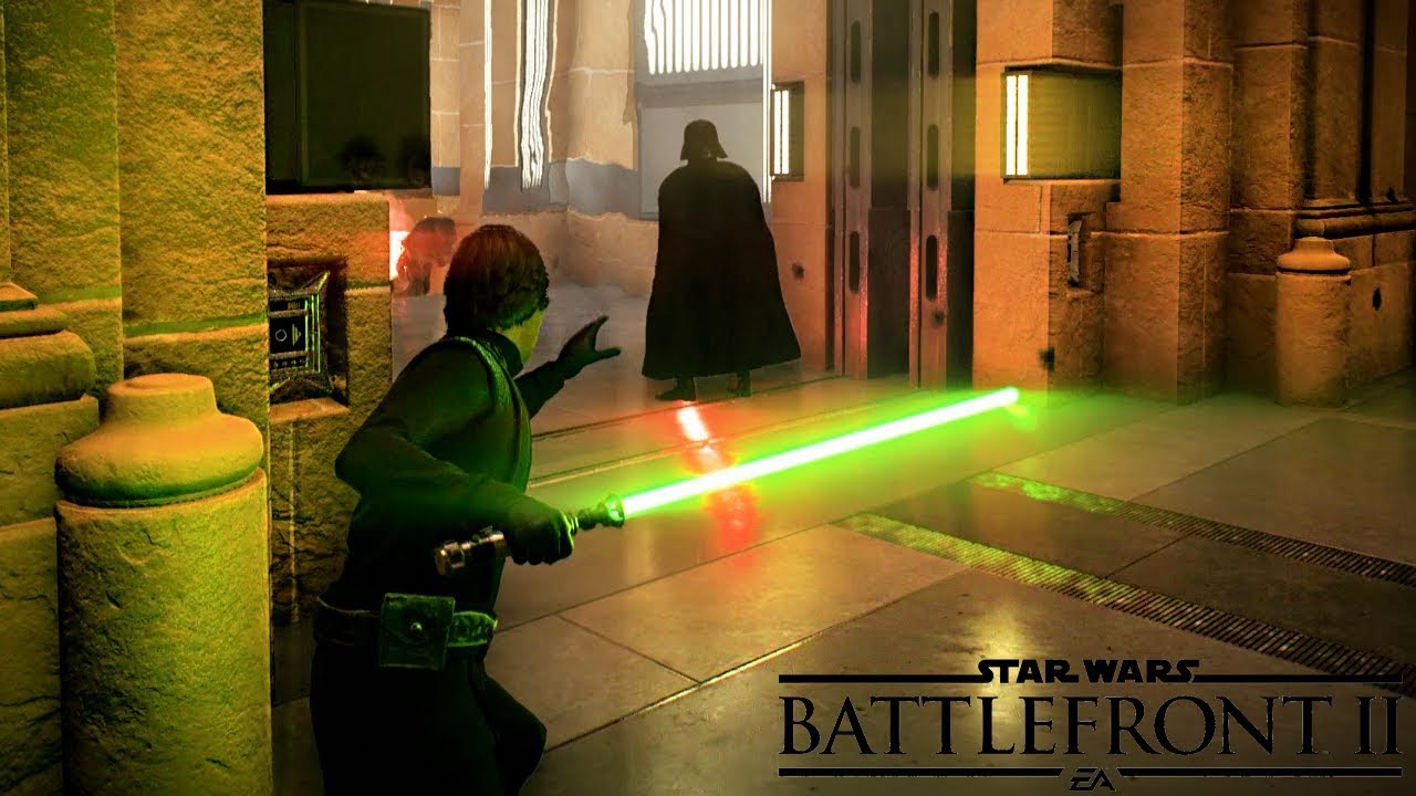 LUKE SKYWALKER Heroes Vs Villains GAMEPLAY - Star Wars Battlefront 2