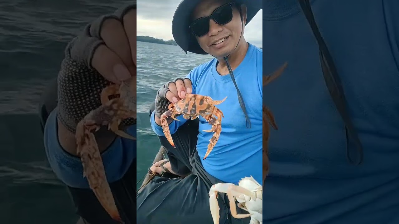 Salamat Lord sa Biyaya!🙏 Successful ang blue Crab hunting sa Maqueda bay gamit ang bubu trap.🌊🦀🪤