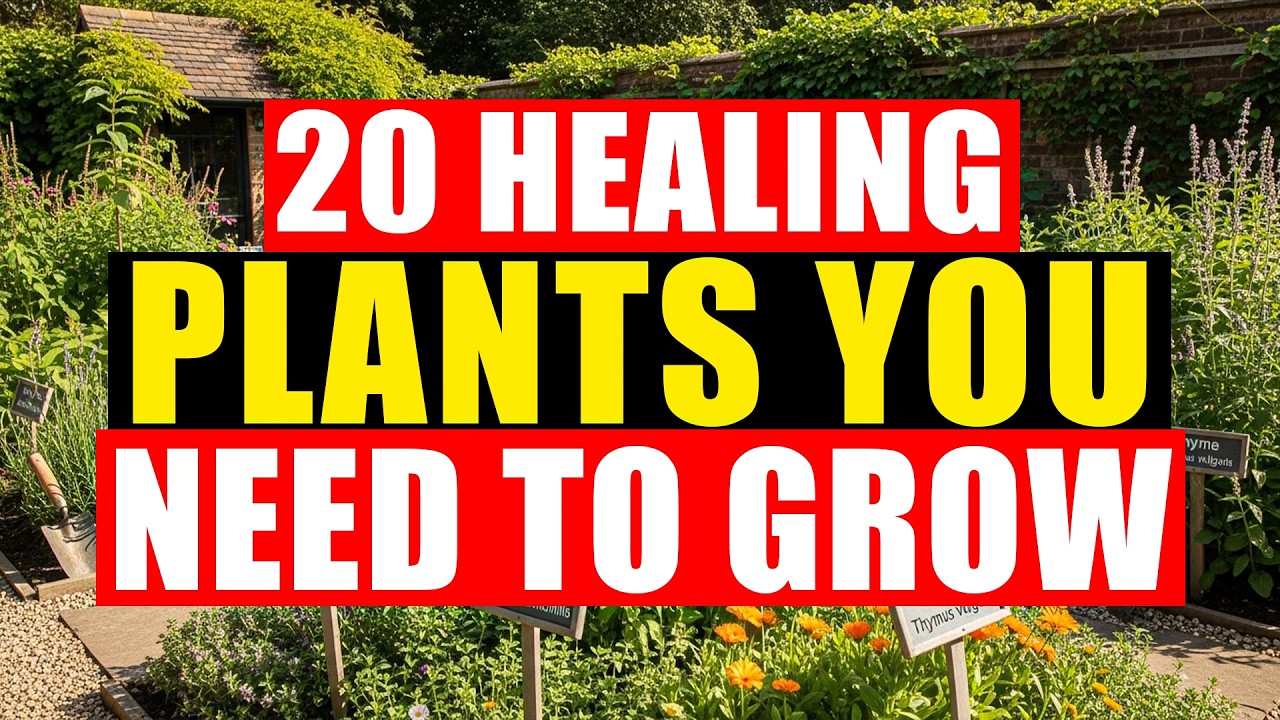 20 Medicinal Plants WHO Urges You to Grow Before It's Too Late!