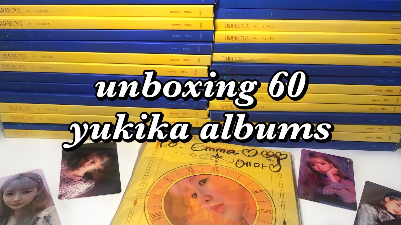i bought 60 timeabout albums to meet yukika! ☆ group order sorting!