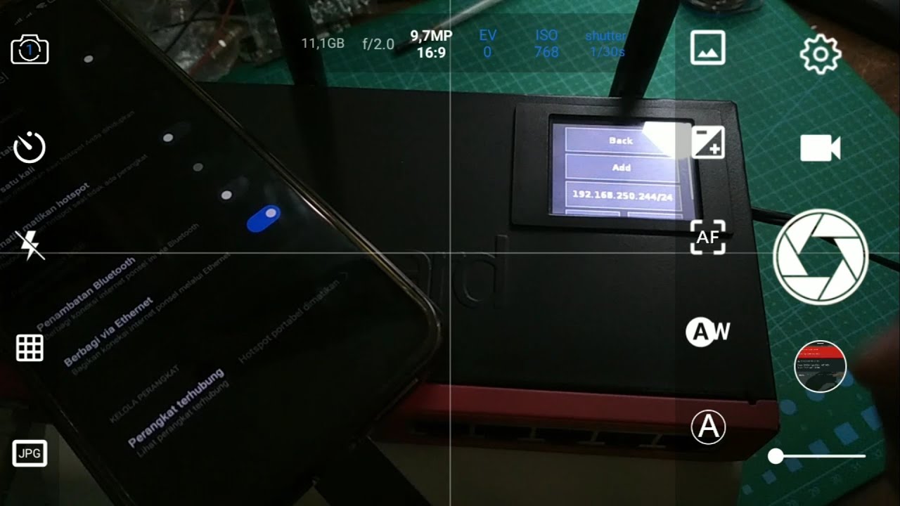 Tes Tethering Internet Dari HP Ke Router Menggunakan USB To LAN - Bukan USB Tethering!!