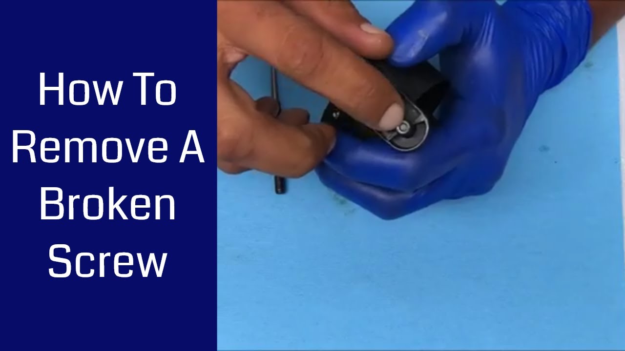 How To Remove a broken screw from a fishing reel: Fishing Reel Repair