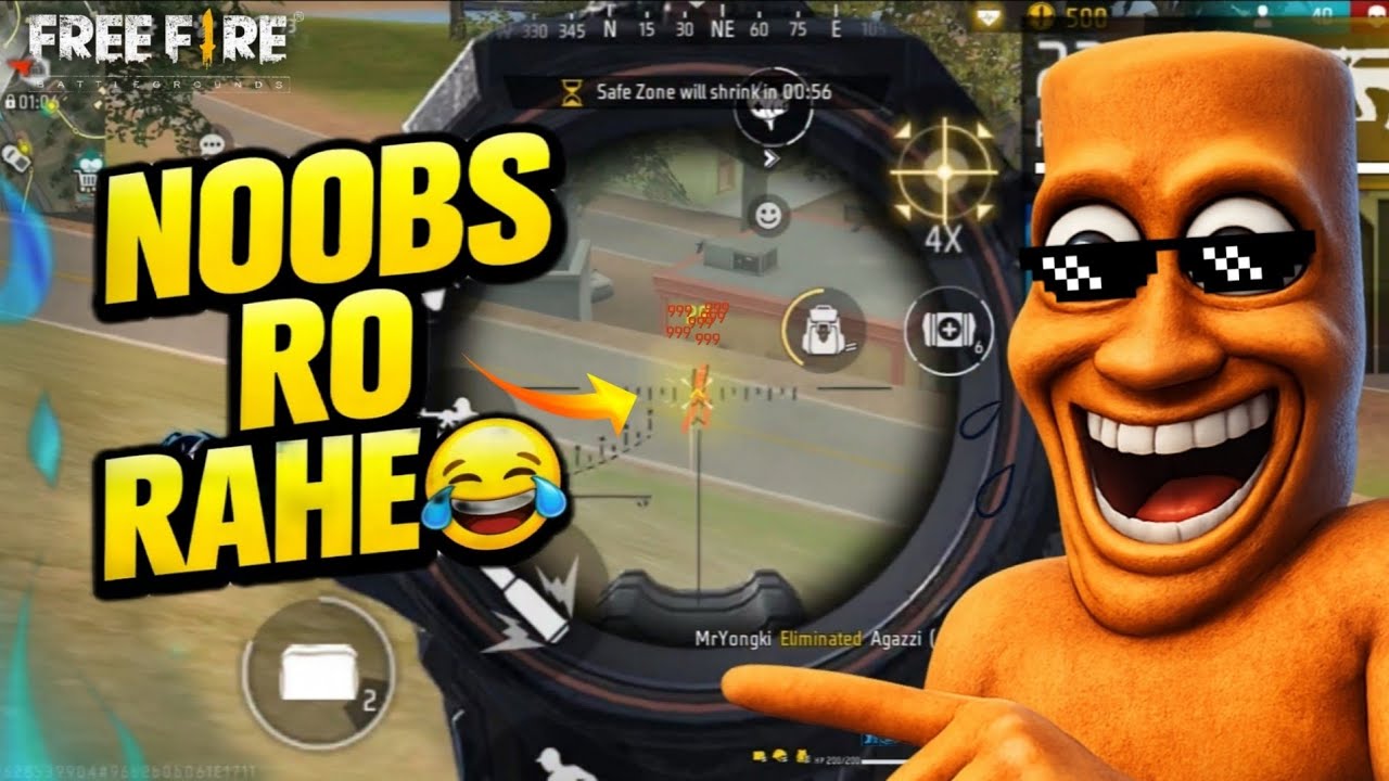 TUNG TUNG SAHUR 😂 | NOOBS TROLLING IN FREE FIRE