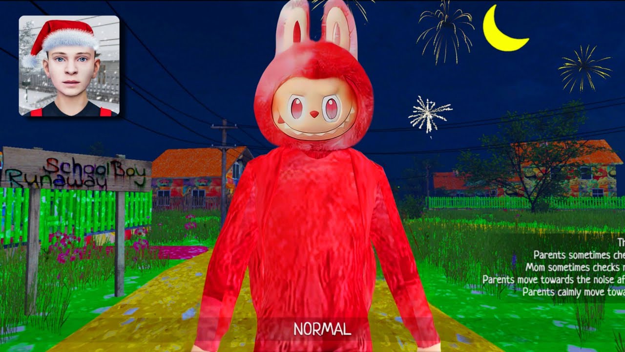 Schoolboy Runaway in Labubu | Andrew Is Labubu Love and Galya Is Secret Labubu Doll