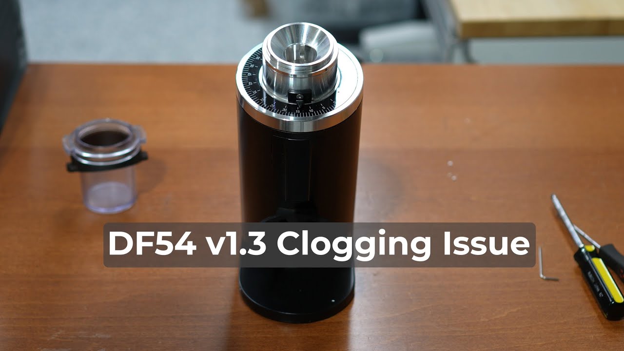 Устранение проблемы засорения кофемолки MiiCoffee DF54 v1.3