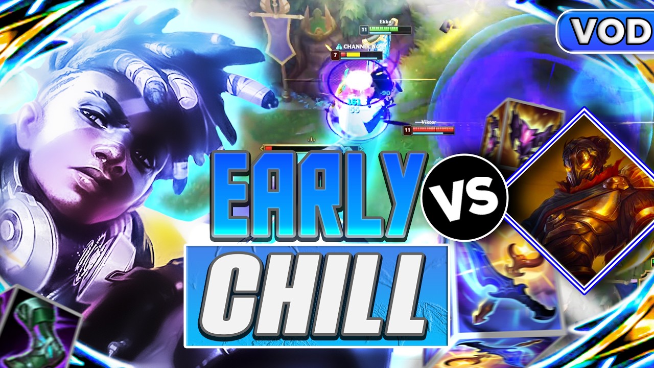 EARLY CHILL 😎 (ILS ONT RIEN VU VENIR 👀) | Ekko vs Viktor | CHALLENGER