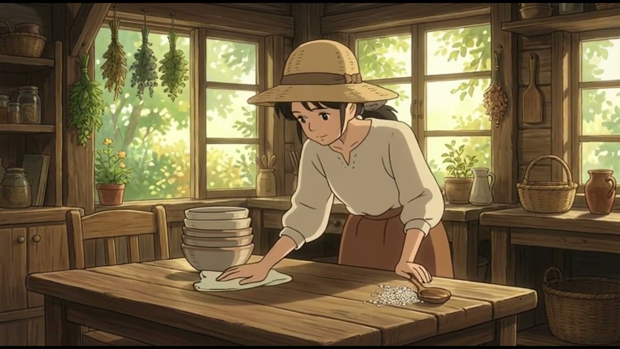 The Sound of Earth’s Breath 🌿 | Relaxing Ghibli Music for Calm & Cozy Moments