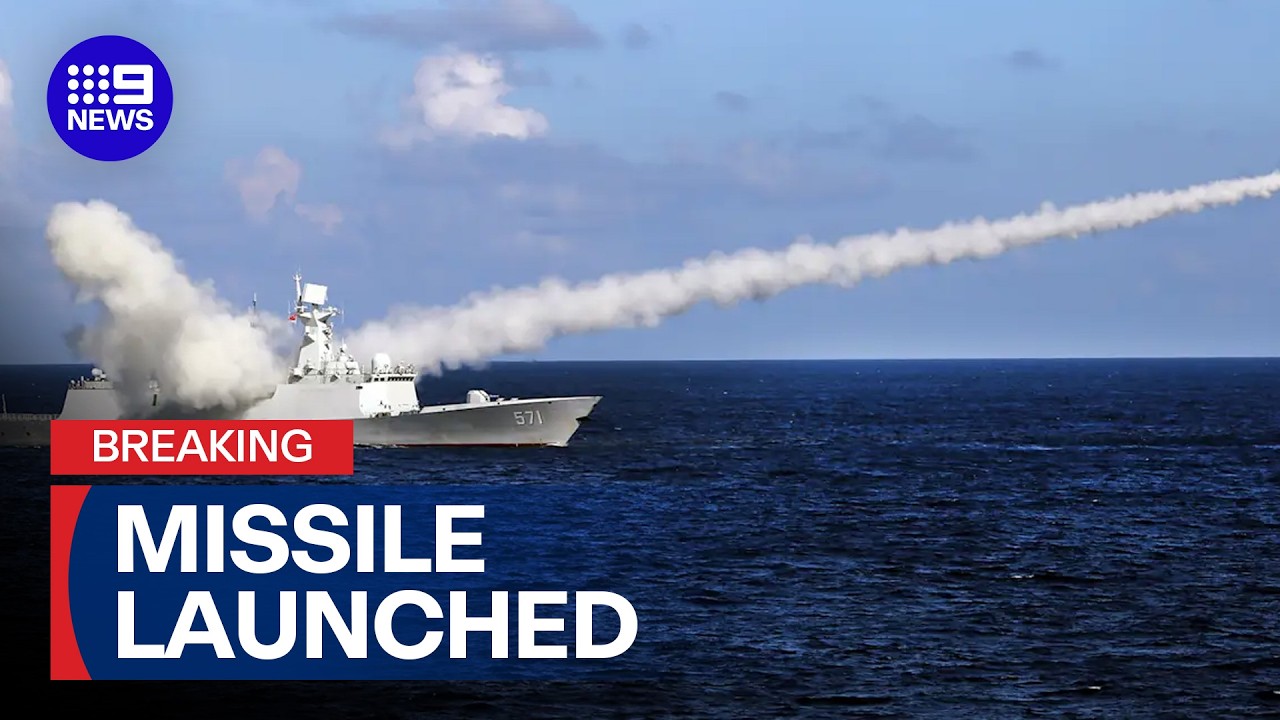 China launches nuclear-capable test missile into Pacific Ocean | 9 News Australia