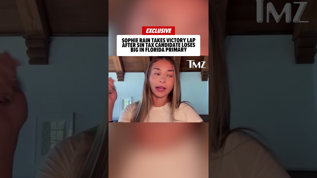 Sophie Rain Takes Victory Lap After Sin Tax Candidate Loses Big In Florida Primary
