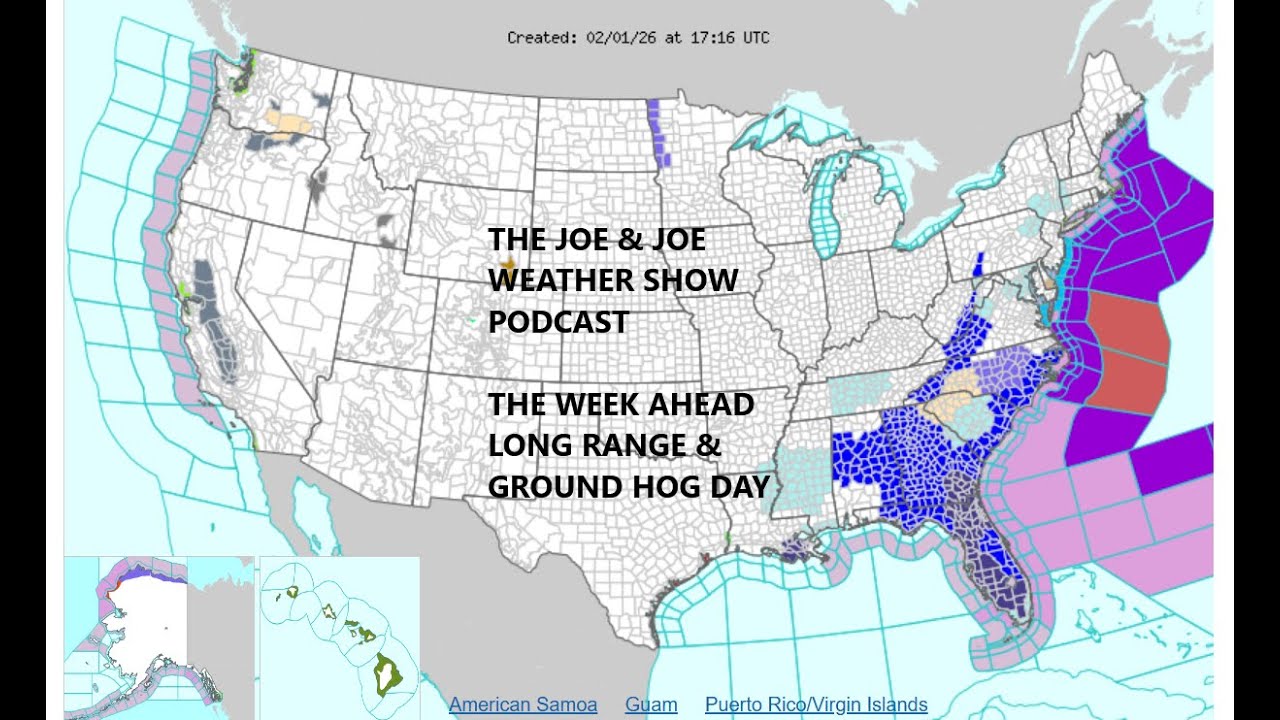 Week Ahead Sees Moderating Temperatures & Not Much Precipitation Across Much of the Eastern US