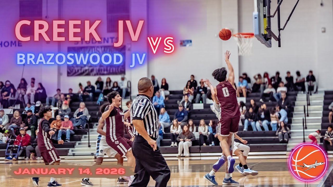 Junior Varsity Clear Creek HS vs Brazoswood HS basketball game at Brazoswood High School