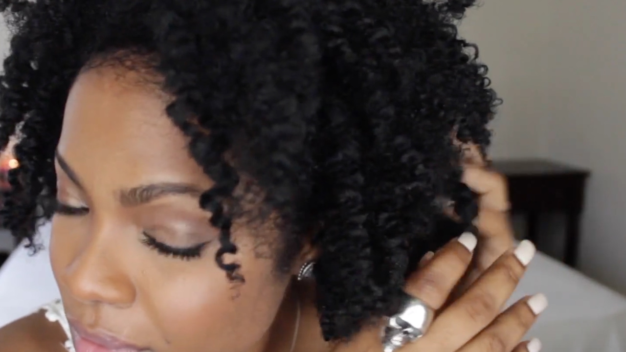 BOMB BRAID OUT ON 4C HAIR!!!  FEAT EDEN BODY WORKS CURL CREAM