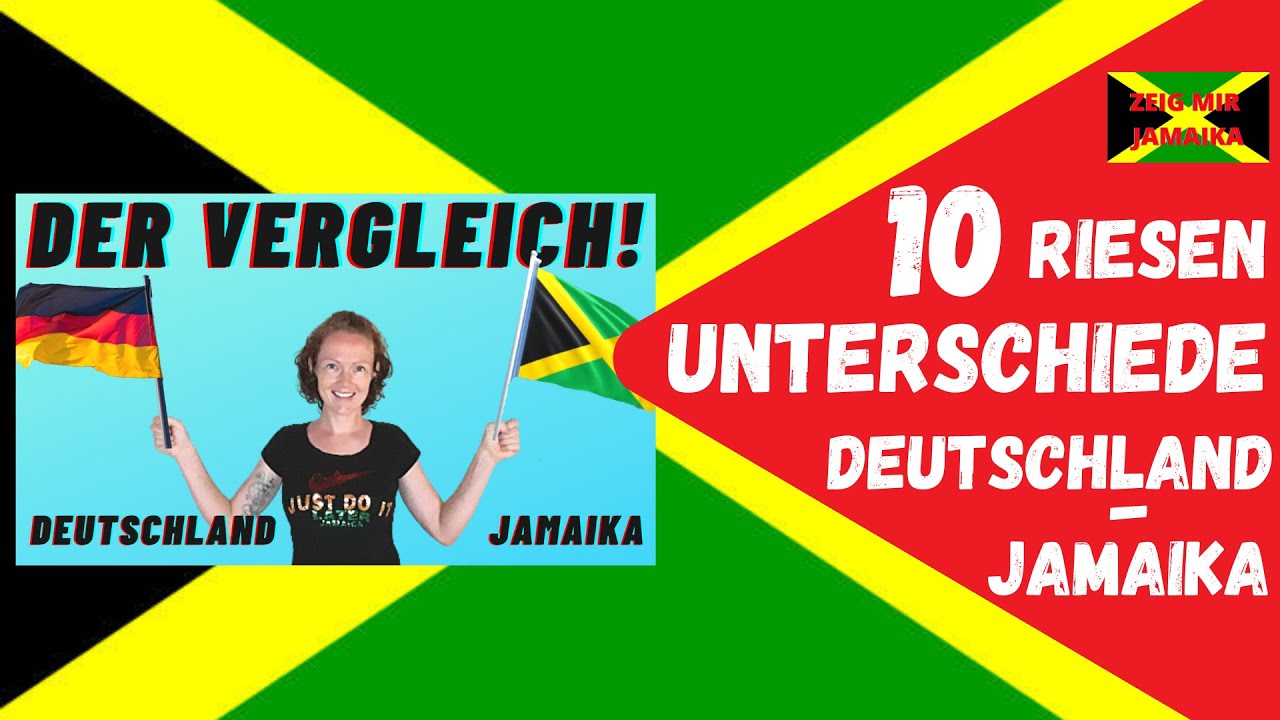 10 riesen UNTERSCHIEDE Jamaika - Deutschland! Der Vergleich! Teil 1