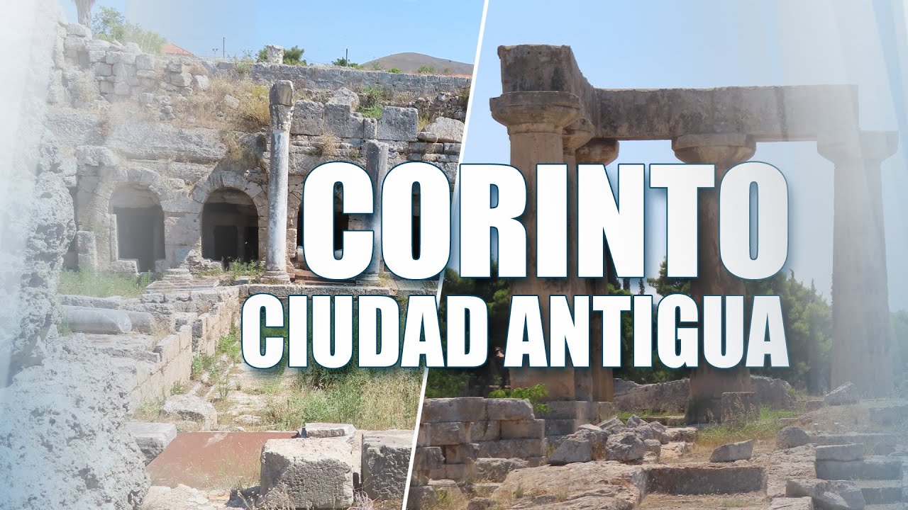 La Antigua Corinto y la Acrópolis o Acrocorinto.