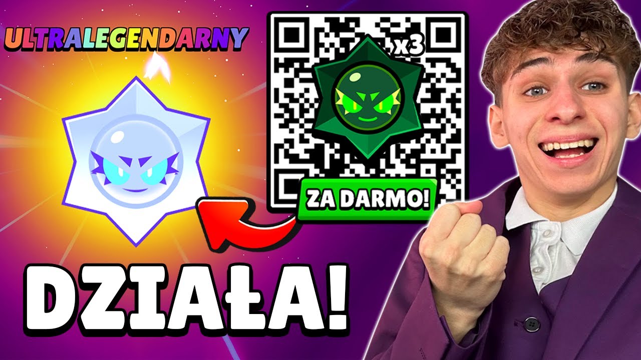 NOWY KOD QR *DZIAŁA KAŻDEMU* ✅ ODBIERZ 3x DARMOWE CHAOS DROPY w BRAWL STARS! 😍