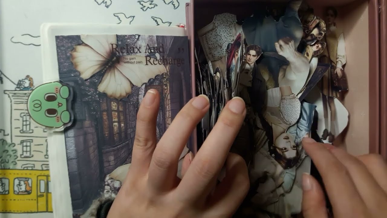 [with umiearth] 블랙 여운 │ #scrapbooking #コラージュ #느리게다꾸 #다꾸
