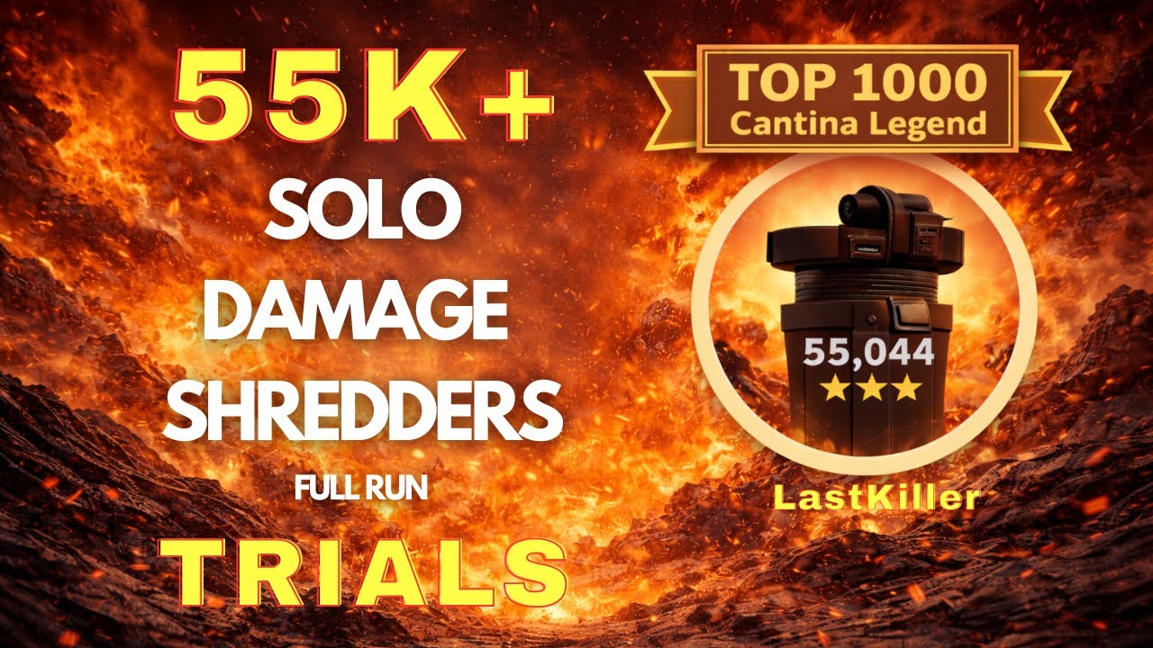 Solo Damage Shredders – TOP 1000 Cantina Legend (EASY 55K+) | ARC Raiders Full Run (Insane run)