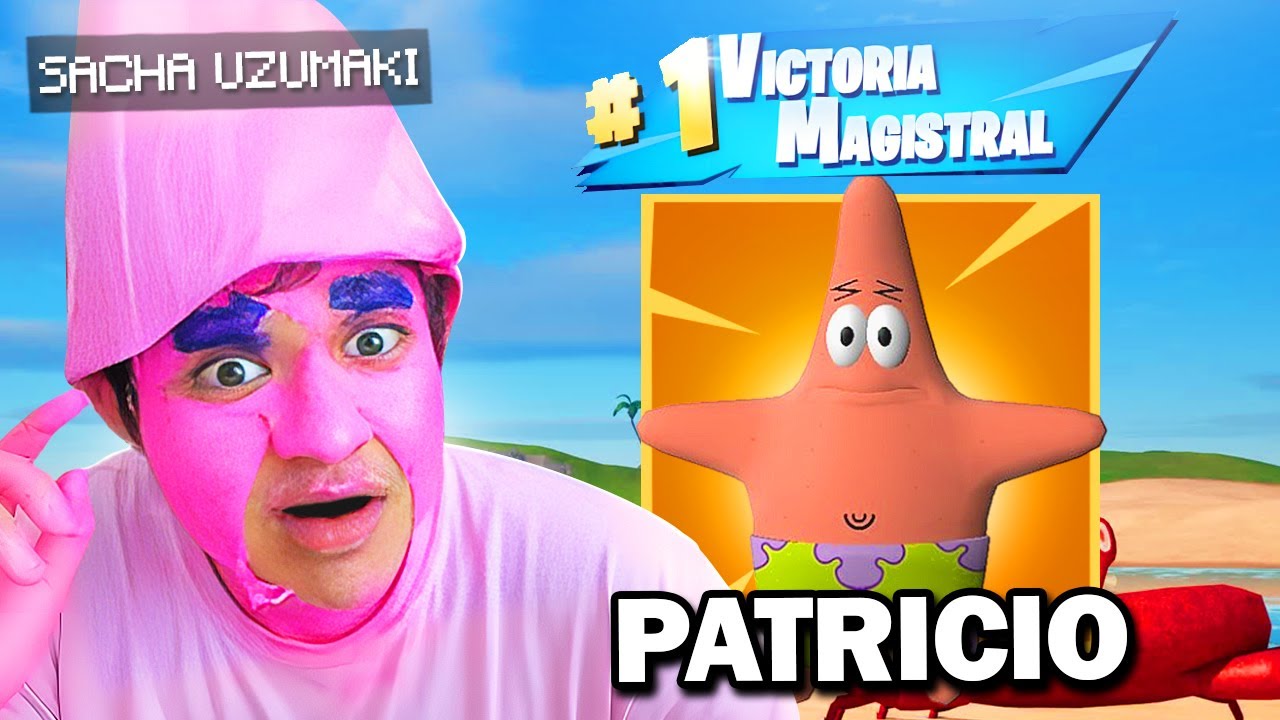 JUGANDO FORTNITE con COSPOBRE de PATRICIO ESTRELLA - Sacha Uzumaki