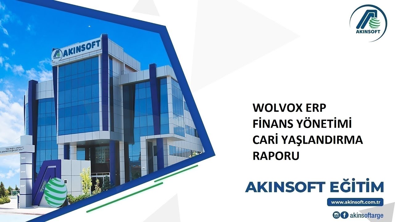 WOLVOX ERP Finans Yönetimi - Cari Yaşlandırma Raporu