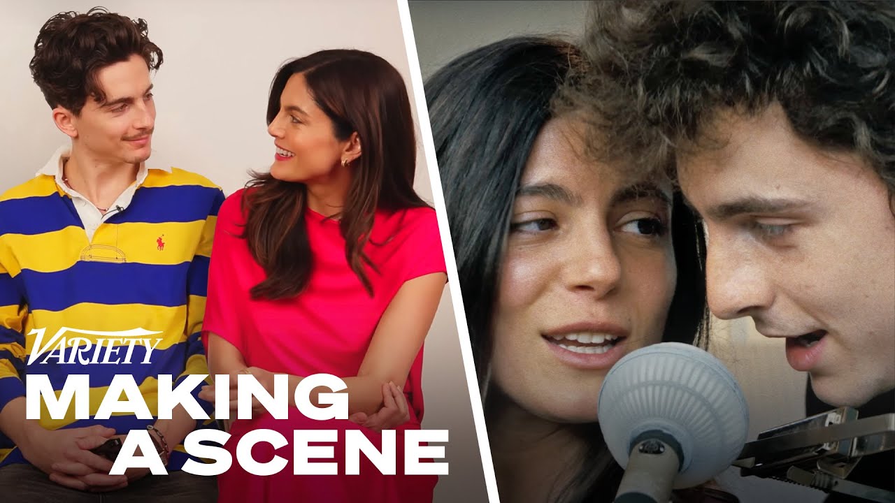 Timothée Chalamet & Monica Barbaro Break Down Recreating 'It Ain’t Me Babe' by Bob Dylan & Joan Baez