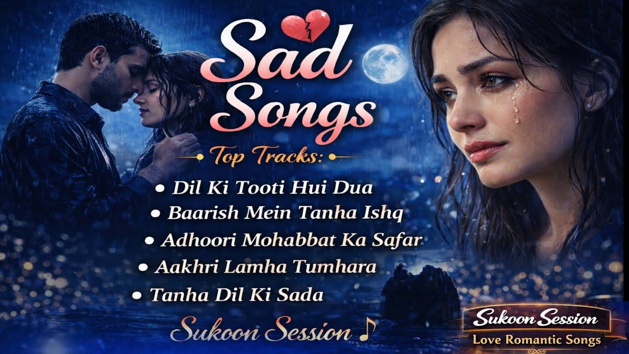 #hearttouching Blue Mood Sad Songs💔| Heart Touching Hindi Love Songs 2026| Sukoon Session #hindisong
