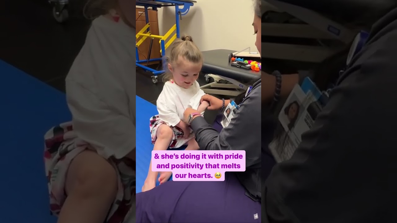 Charleigh Arthrogryposis Occupational Therapy #arthrogryposis #pediatrics #occupationaltherapy