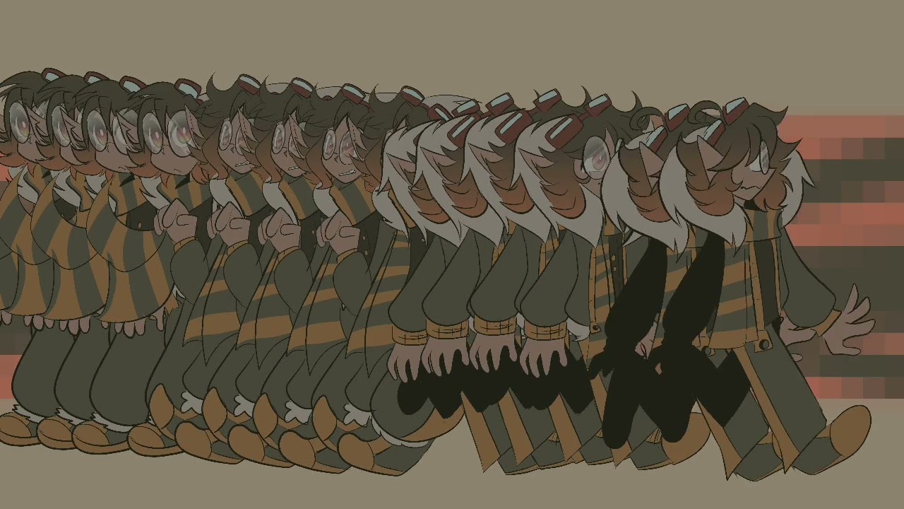 [OC Animation] Looping the Rooms [gift for @cosmickuppy ]