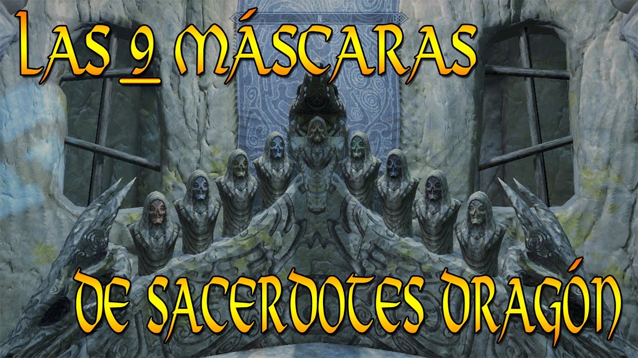 SKYRIM SPECIAL EDITION: LAS 9 MÁSCARAS DE SACERDOTES DRAGÓN.