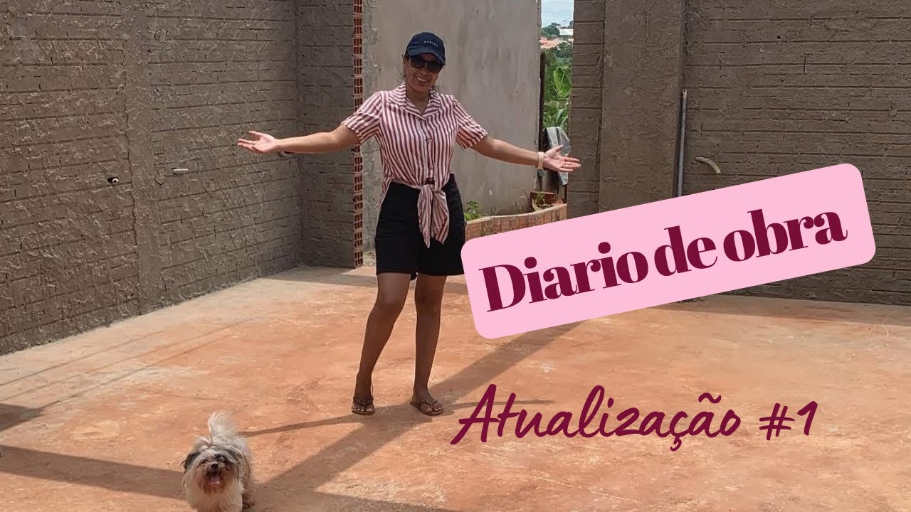 Diario da obra 🚧 #1 tour pela minha casa em obra .