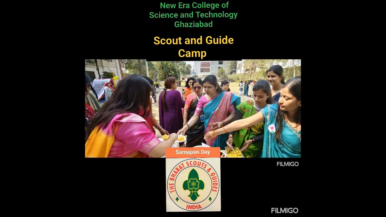 Session 2024-26, B.Ed 2nd Yr, NECST, Ghaziabad.  Scout and Guide Camp, 