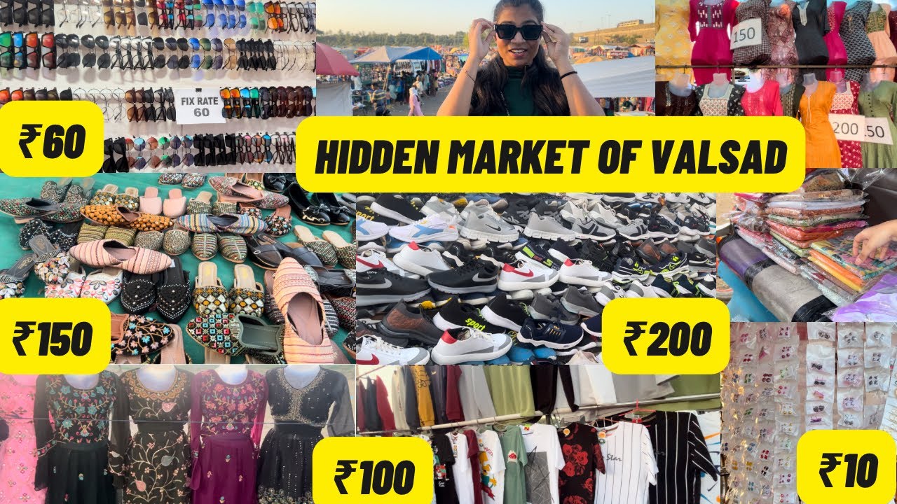 Cheapest market in Valsad | Gundlav Sunday market#marketvlog