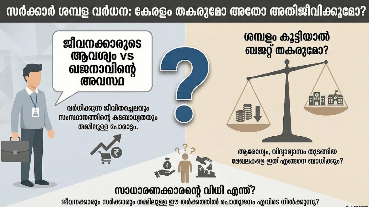 സർക്കാർ ജീവനക്കാരുടെ ശമ്പളം വർധിപ്പിക്കണമോ? | Economics Explained | Kerala Reality