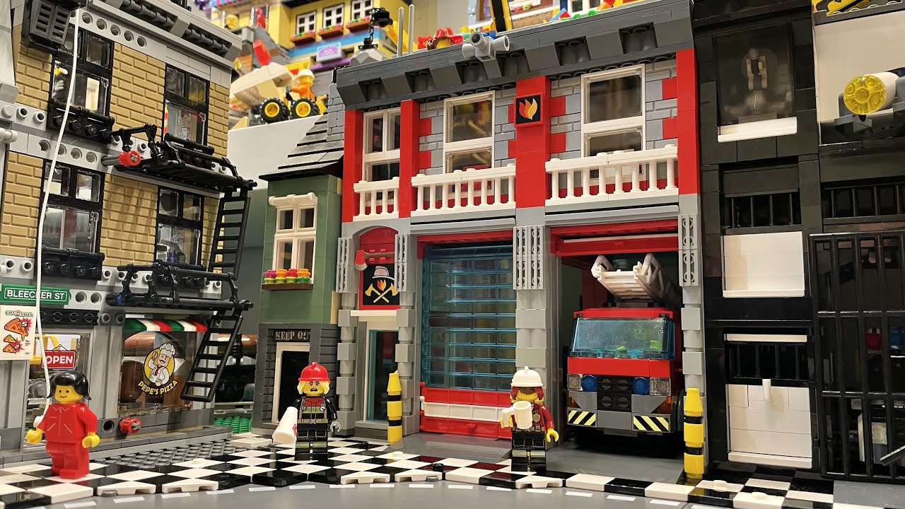LEGO City update: Surprise Fire station MOC