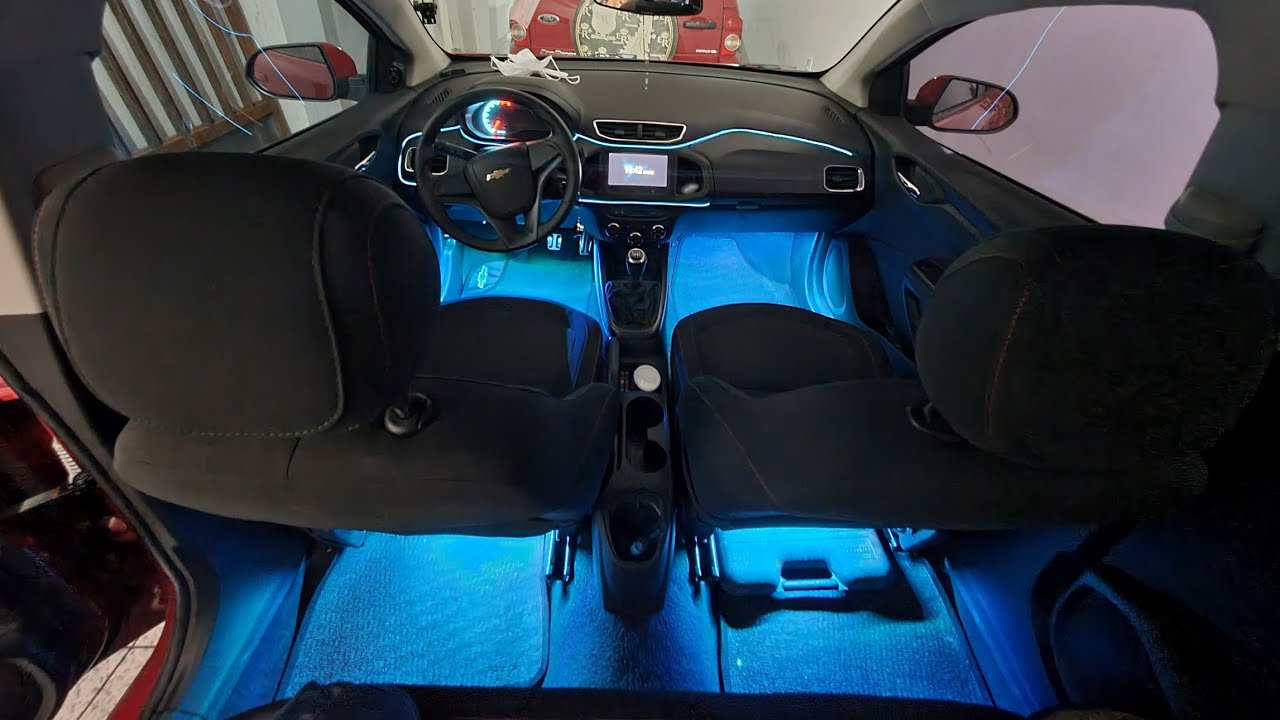 instalei LUZ DE CORTESIA no meu ONIX 😳, aprenda a instalar no seu carro! * ficou TOP!!