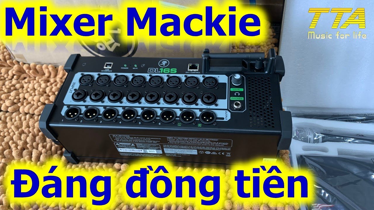 Mackie DL16S - Chinh phục khách hàng khó tính nhất