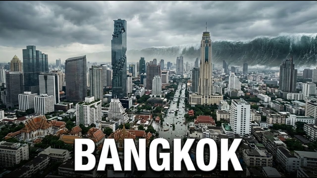 Bangkok MEGA TSUNAMI (AI FICTIONAL) | Skyscraper-High Waves Destroy Nearly Everything