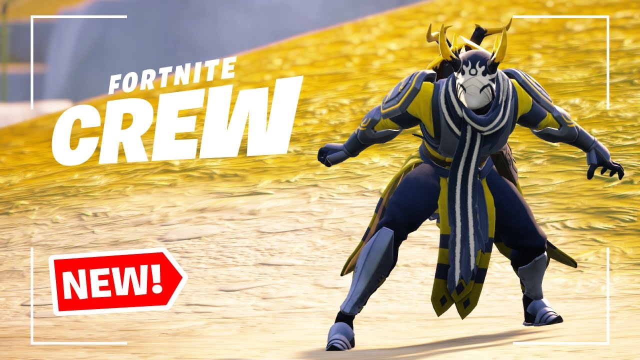 Fortnite Gildhart January Crew Pack Skin Gameplay Showcase